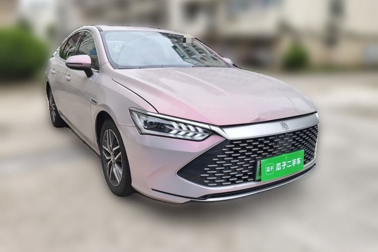 Used BYD Qin PLUS 2021 DM-i 55KM Flagship Model Front Right 45 Deg