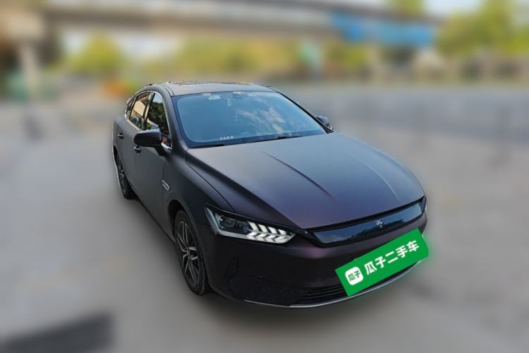 Used BYD Qin PLUS 2021 EV 400KM Luxury Model Front Right 45 Deg