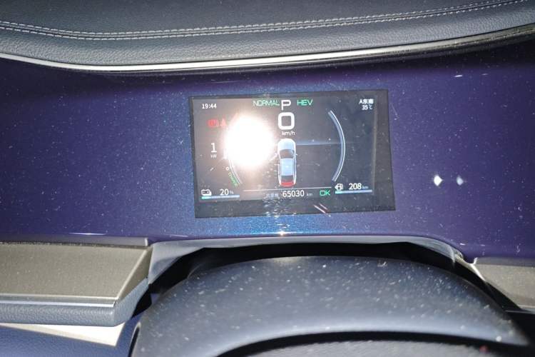 Used BYD Qin PLUS 2021 DM-i 55KM Flagship Model Instrument Cluster