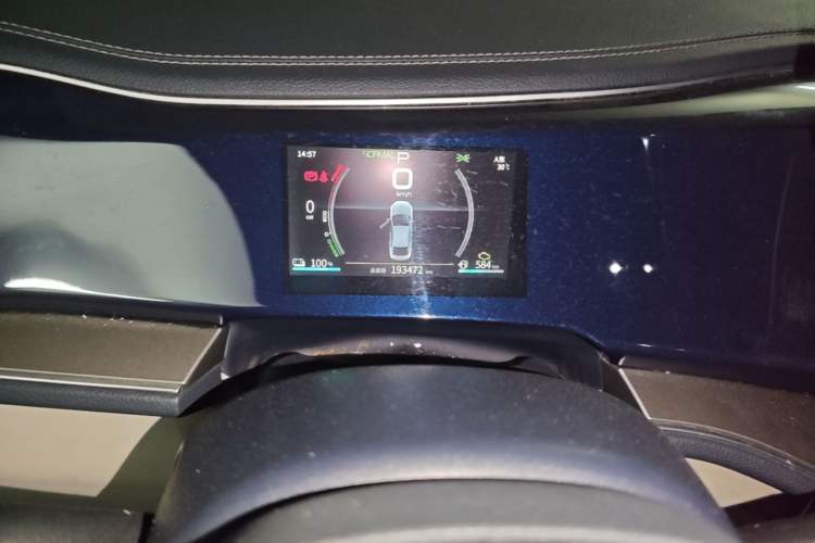 Used BYD Qin PLUS 2021 DM-i 120KM Prestige Model Odometer Close Up
