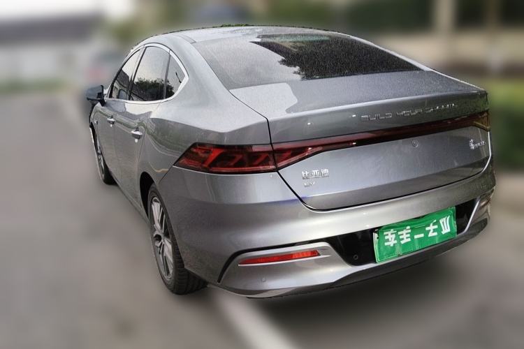 Used BYD Qin PLUS 2021 EV 500KM Luxury Model Rear Left 45 Deg