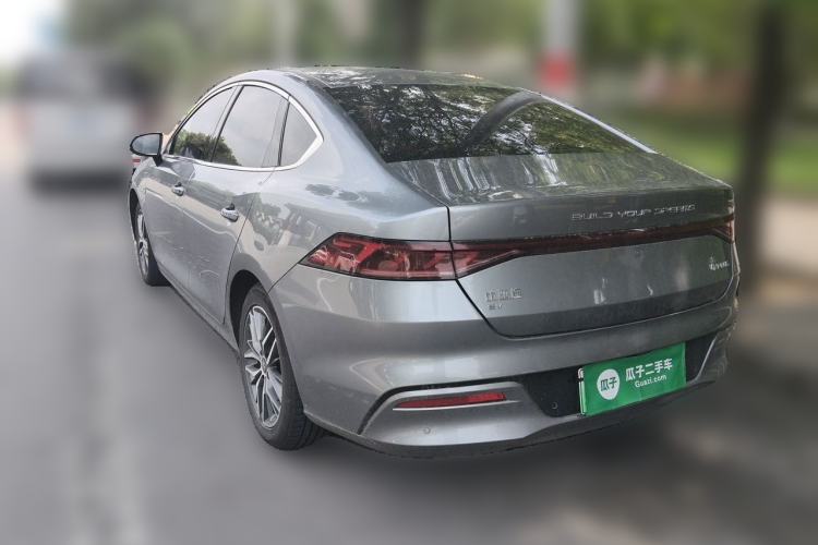 Used BYD Qin PLUS 2021 EV 500KM Luxury Model Rear Left 45 Deg