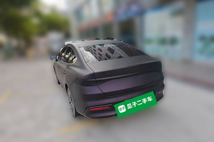 Used BYD Qin PLUS 2021 EV 400KM Luxury Model Rear Left 45 Deg