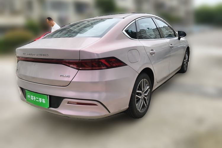 Used BYD Qin PLUS 2021 DM-i 55KM Flagship Model Rear Right 45 Deg