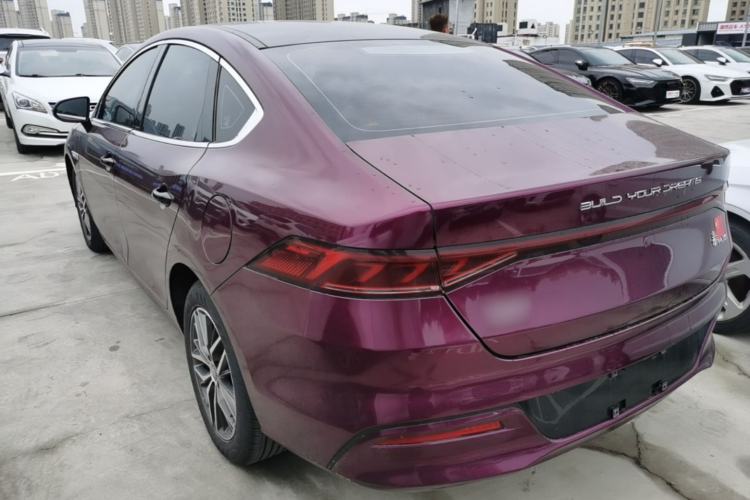 Used BYD Qin PLUS 2021 DM-i 55KM Flagship Model Rear Left 45 Deg