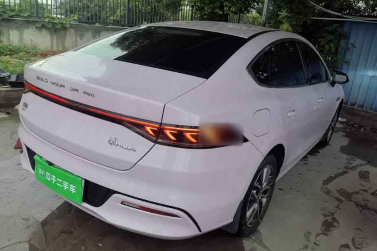 Used BYD Qin PLUS 2021 DM-i 55KM Flagship Model Rear Right 45 Deg