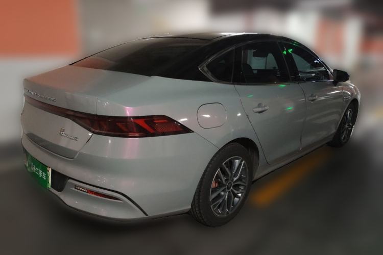 Used BYD Qin PLUS 2021 EV 500KM Luxury Model Rear Right 45 Deg
