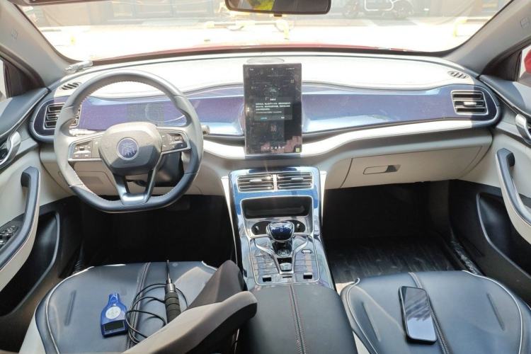 Used BYD Qin PLUS 2021 DM-i 55KM Flagship Model Center Console