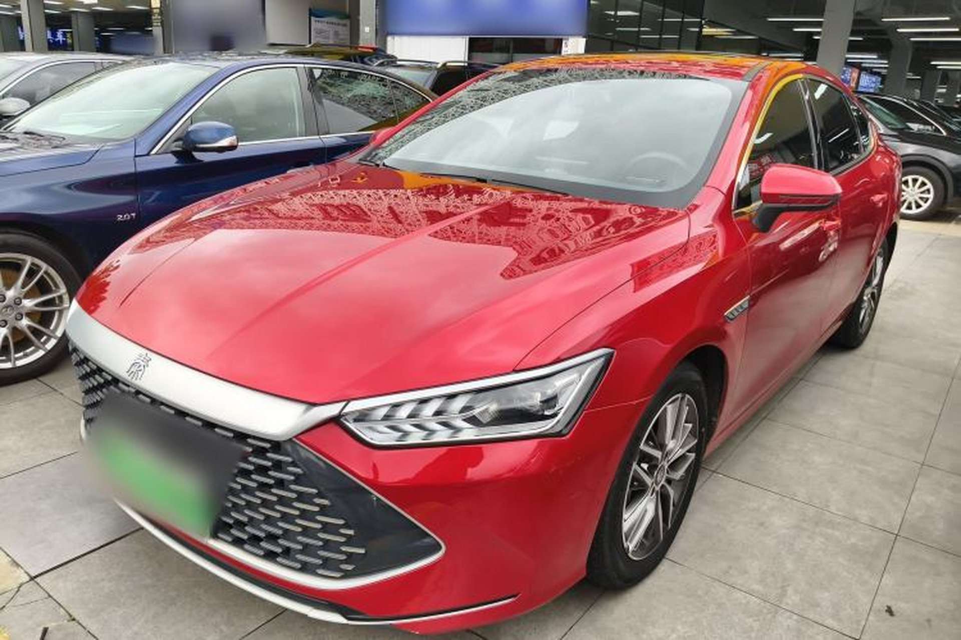 Used BYD Qin PLUS 2021 DM-i 55KM Flagship Model Front Left 45 Deg