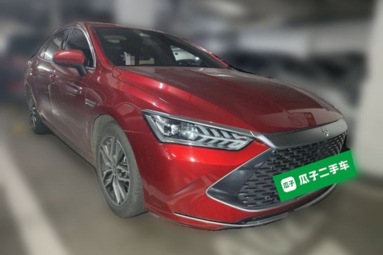 Used BYD Qin PLUS 2021 DM-i 55KM Flagship Model Front Right 45 Deg