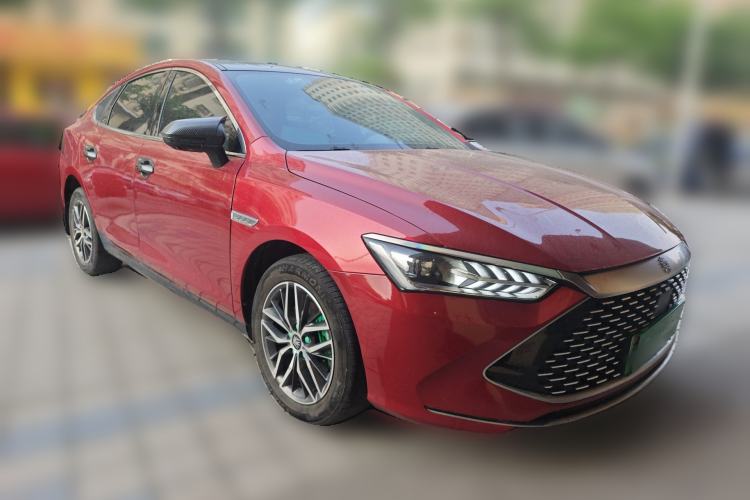 Used BYD Qin PLUS 2021 DM-i 120KM Flagship Model Front Right 45 Deg
