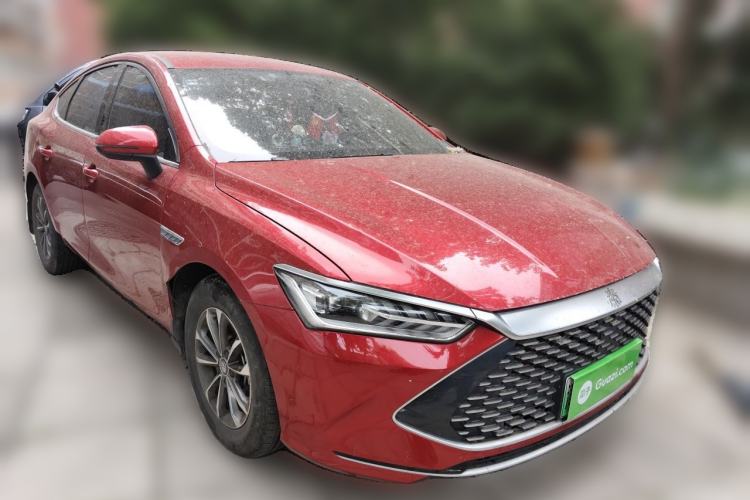 Used BYD Qin PLUS 2021 DM-i 55KM Prestige Model Front Right 45 Deg