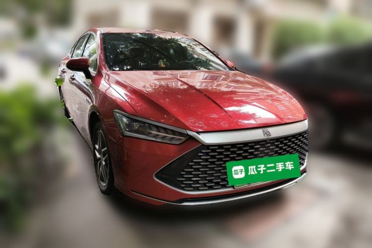 Used BYD Qin PLUS 2021 DM-i 120KM Prestige Model Front Right 45 Deg