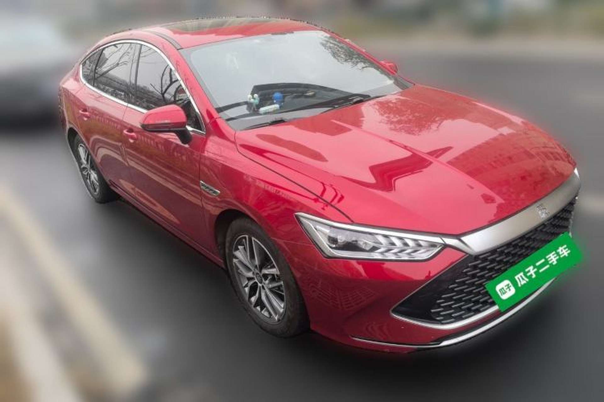 Used BYD Qin PLUS 2021 DM-i 55KM Flagship Model Front Right 45 Deg