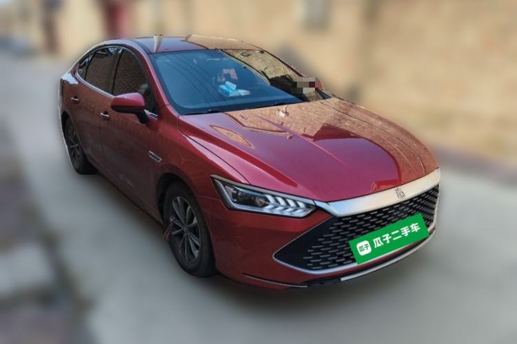 Used BYD Qin PLUS 2021 DM-i 55KM Prestige Model Front Right 45 Deg
