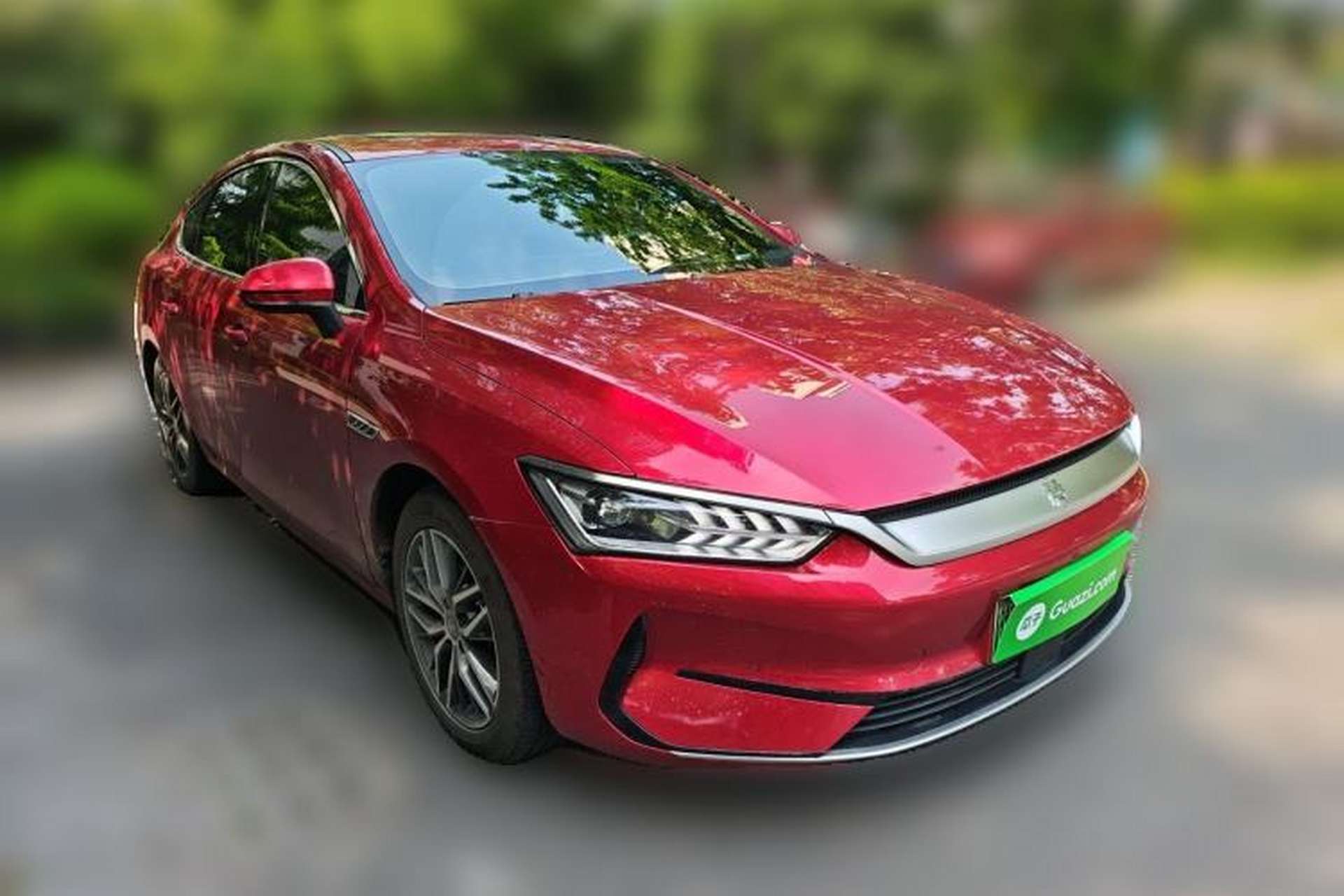 Used BYD Qin PLUS 2021 EV 500KM Premium Model Front Right 45 Deg