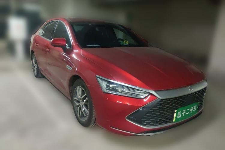 Used BYD Qin PLUS 2021 DM-i 120KM Flagship Model Front Right 45 Deg