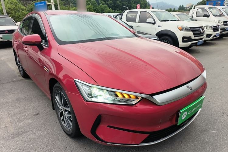 Used BYD Qin PLUS 2021 EV 500KM Luxury Model Front Right 45 Deg
