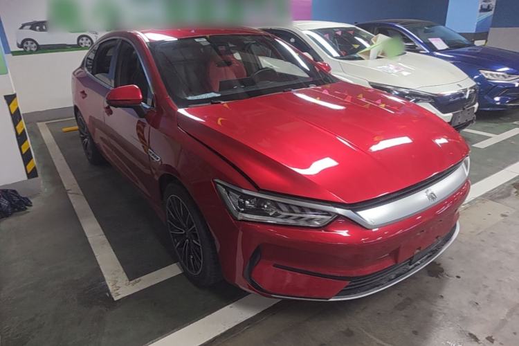 Used BYD Qin PLUS 2021 EV 600KM Flagship Model Front Right 45 Deg