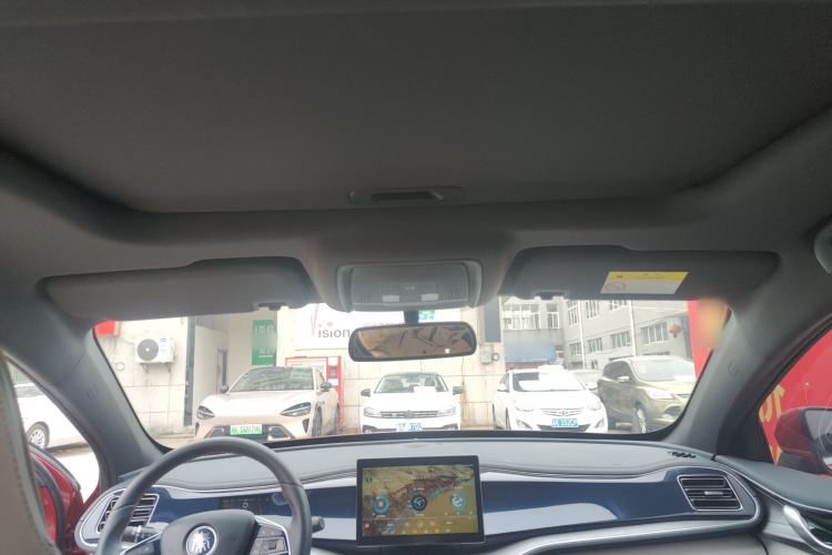 Used BYD Qin PLUS 2021 EV 400KM Luxury Model Headliner