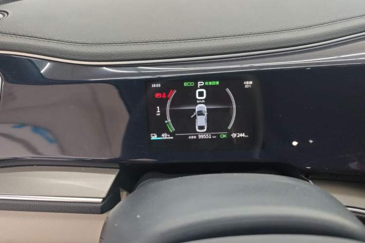 Used BYD Qin PLUS 2021 EV 500KM Luxury Model Instrument Cluster