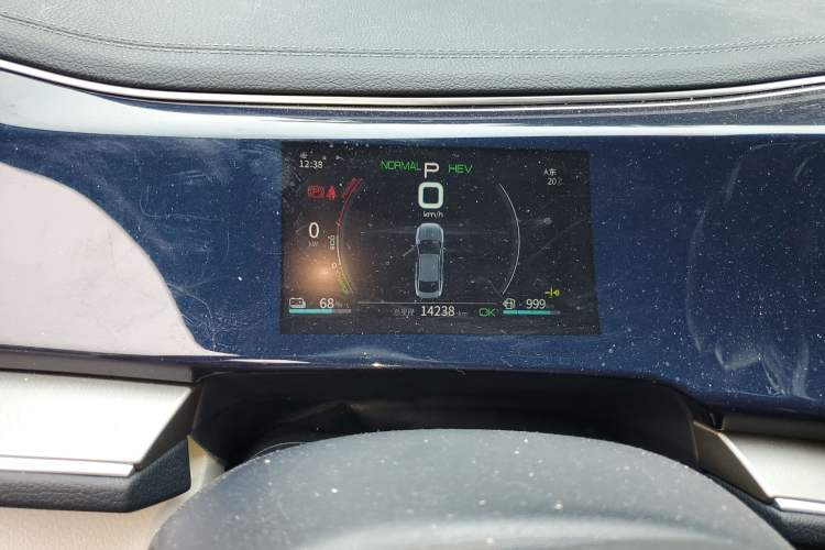 Used BYD Qin PLUS 2021 DM-i 55KM Flagship Model Instrument Cluster