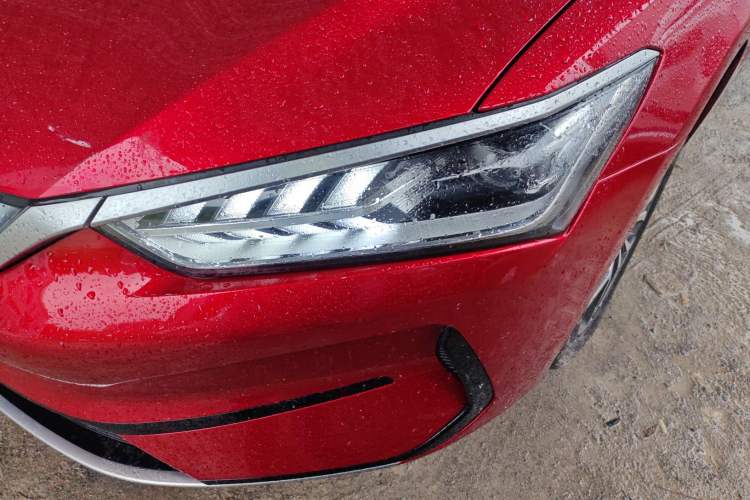Used BYD Qin PLUS 2021 EV 500KM Luxury Model Left Front Headlight