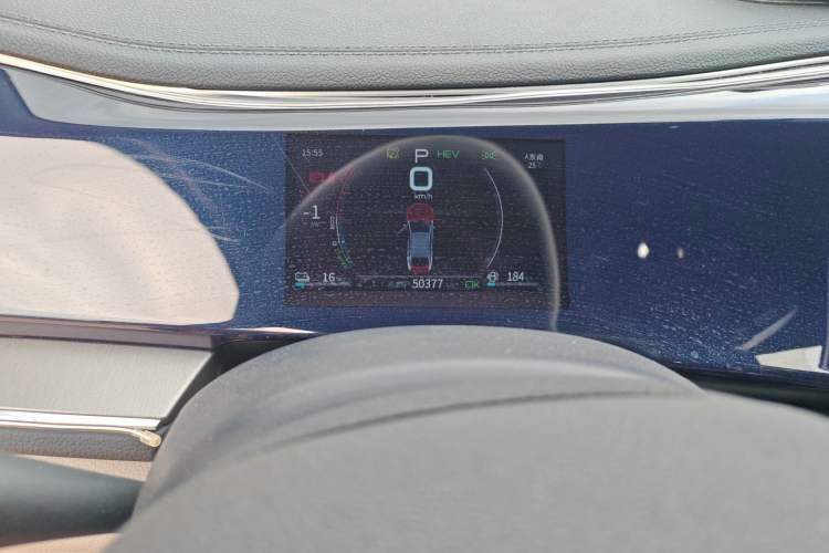 Used BYD Qin PLUS 2021 DM-i 55KM Prestige Model Odometer Close Up