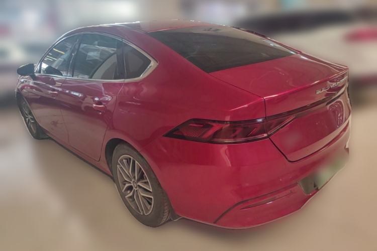 Used BYD Qin PLUS 2021 EV 500KM Luxury Model Rear Left 45 Deg