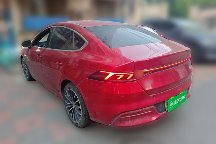 Used BYD Qin PLUS 2021 EV 600KM Flagship Model Rear Left 45 Deg