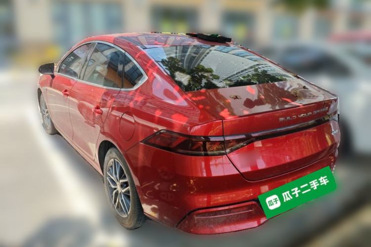 Used BYD Qin PLUS 2021 DM-i 55KM Flagship Model Rear Left 45 Deg
