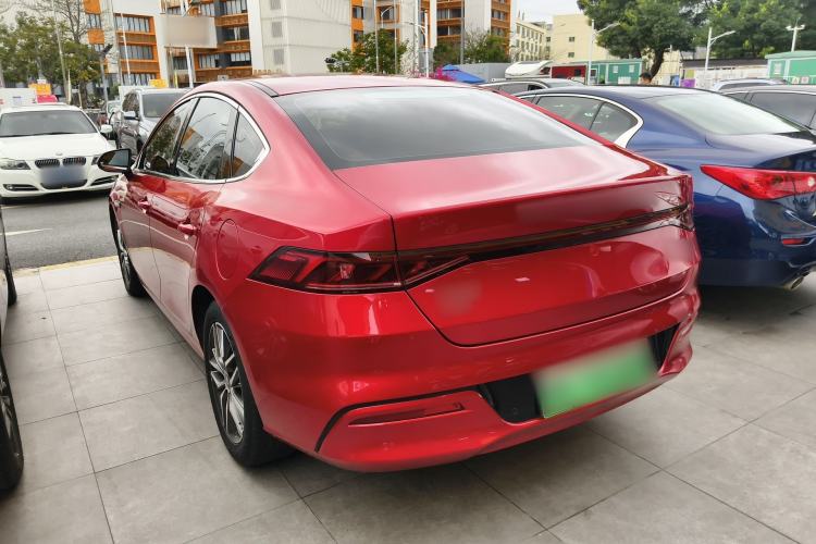 Used BYD Qin PLUS 2021 DM-i 55KM Flagship Model Rear Left 45 Deg