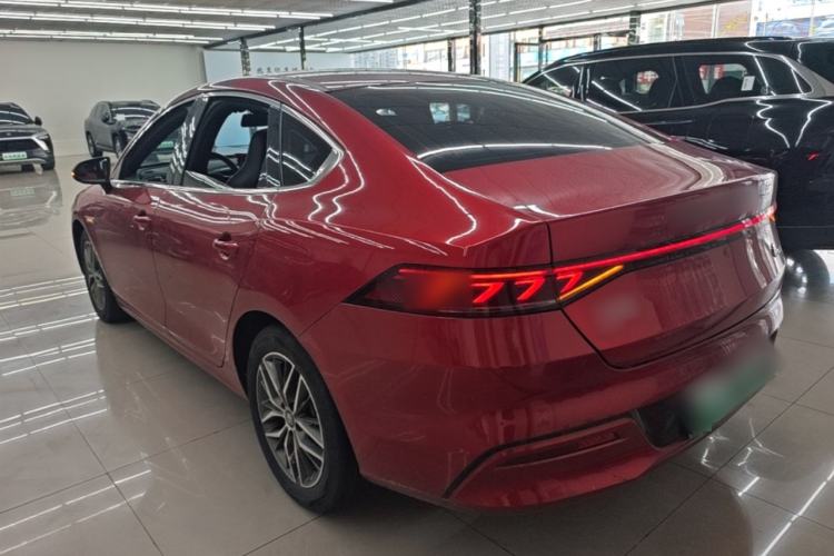 Used BYD Qin PLUS 2021 EV 500KM Luxury Model Rear Left 45 Deg