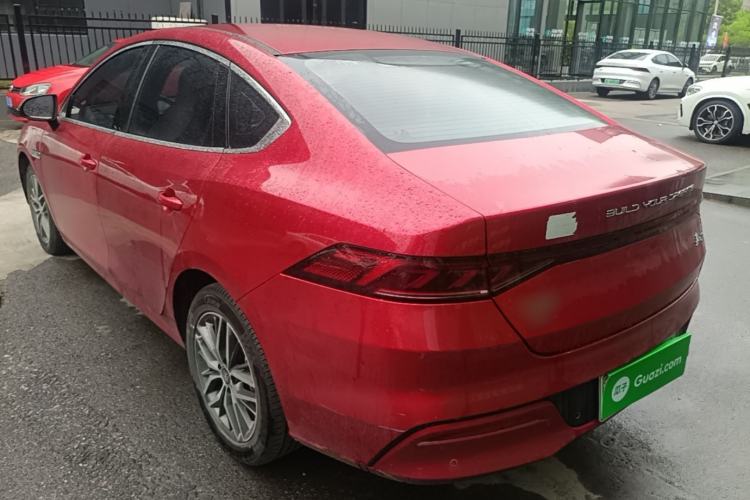 Used BYD Qin PLUS 2021 EV 400KM Luxury Model Rear Left 45 Deg