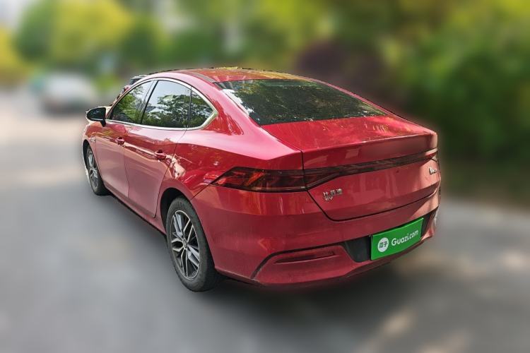 Used BYD Qin PLUS 2021 EV 500KM Premium Model Rear Left 45 Deg