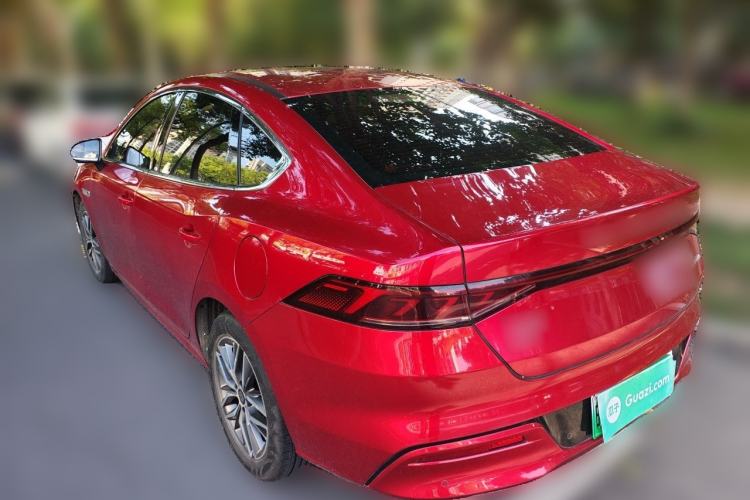 Used BYD Qin PLUS 2021 DM-i 55KM Flagship Model Rear Left 45 Deg
