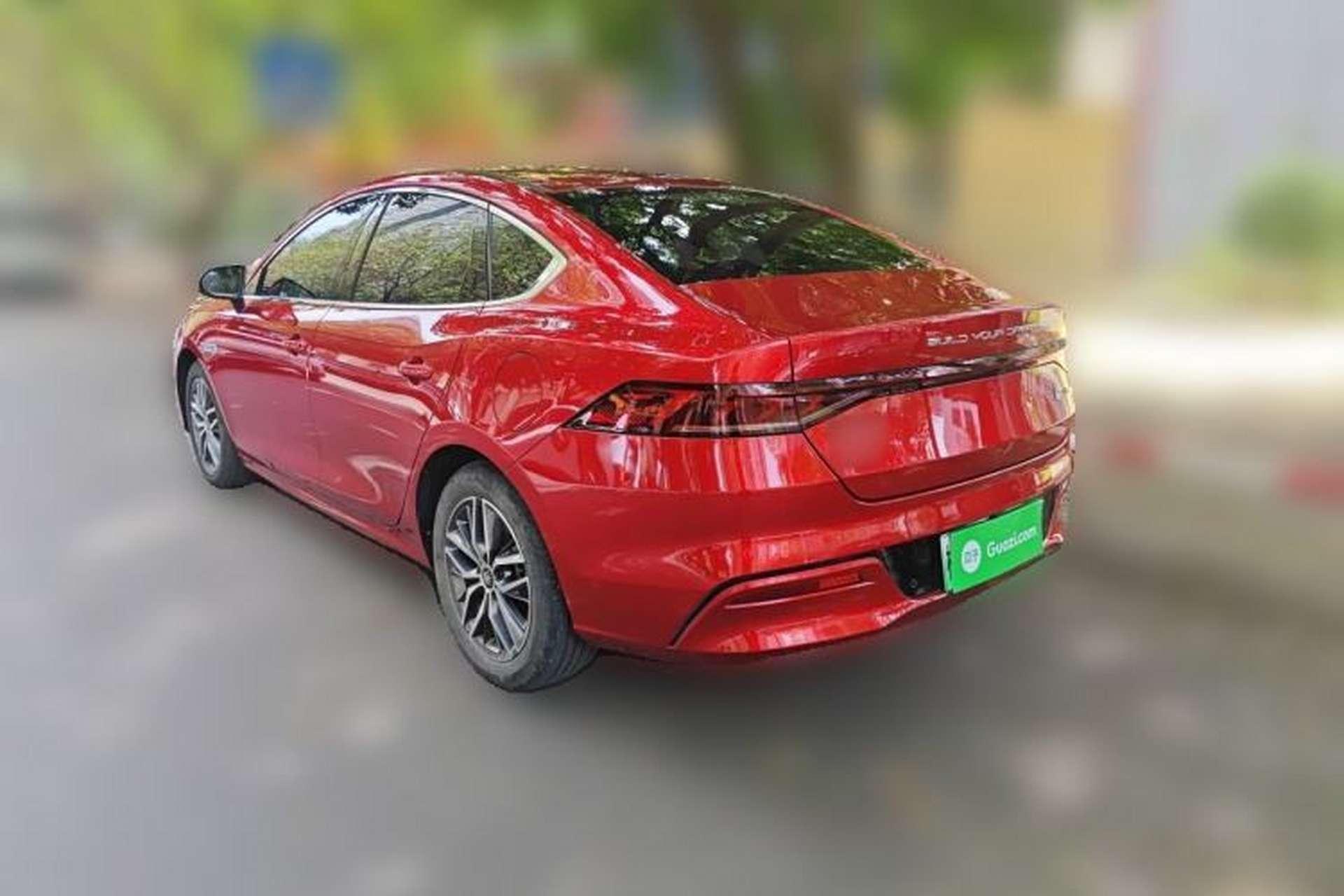 Used BYD Qin PLUS 2021 DM-i 55KM Flagship Model Rear Left 45 Deg