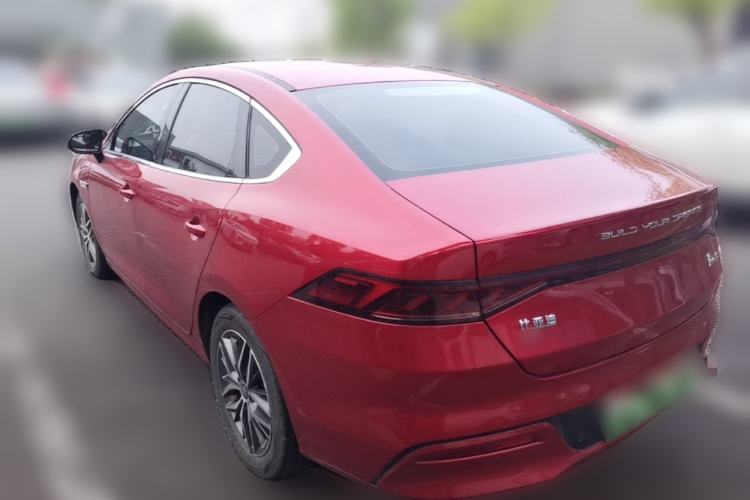 Used BYD Qin PLUS 2021 EV 500KM Luxury Model Rear Left 45 Deg