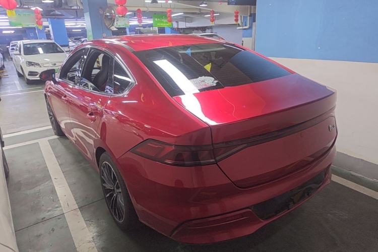 Used BYD Qin PLUS 2021 EV 600KM Flagship Model Rear Left 45 Deg