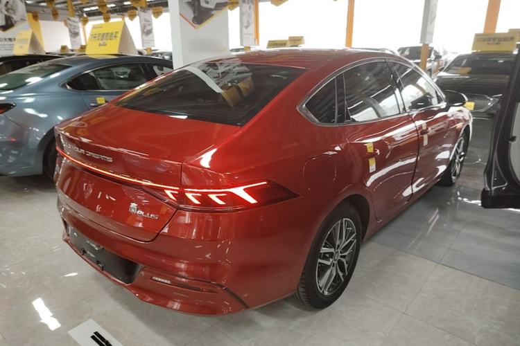 Used BYD Qin PLUS 2021 EV 500KM Premium Model Rear Right 45 Deg
