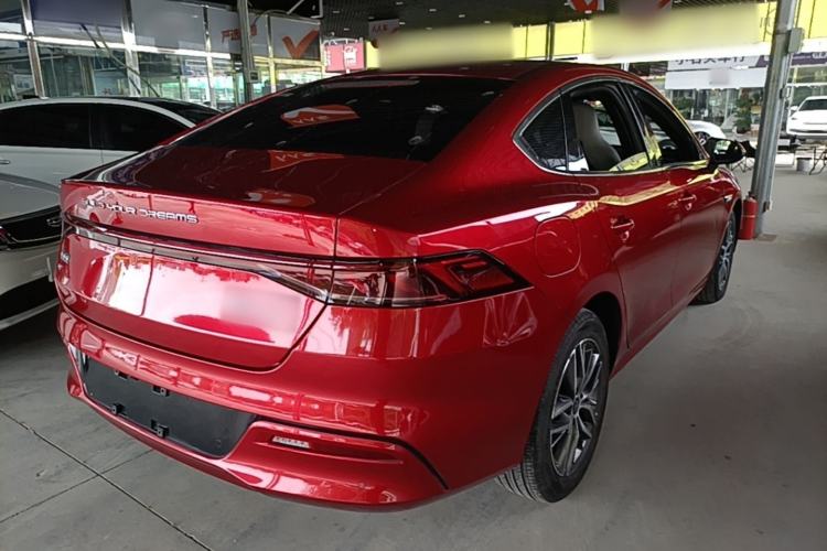 Used BYD Qin PLUS 2021 EV 500KM Premium Model Rear Right 45 Deg