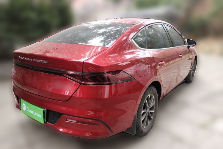 Used BYD Qin PLUS 2021 DM-i 55KM Prestige Model Rear Right 45 Deg
