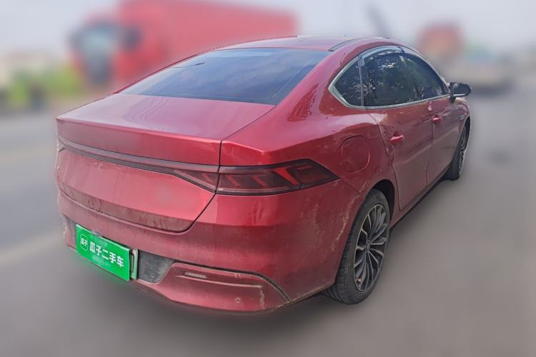 Used BYD Qin PLUS 2021 EV 600KM Flagship Model Rear Right 45 Deg