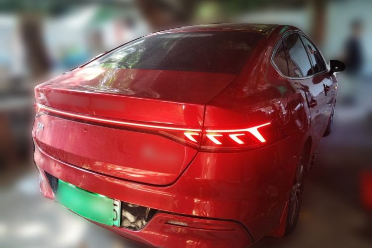 Used BYD Qin PLUS 2021 EV 500KM Luxury Model Rear Right 45 Deg