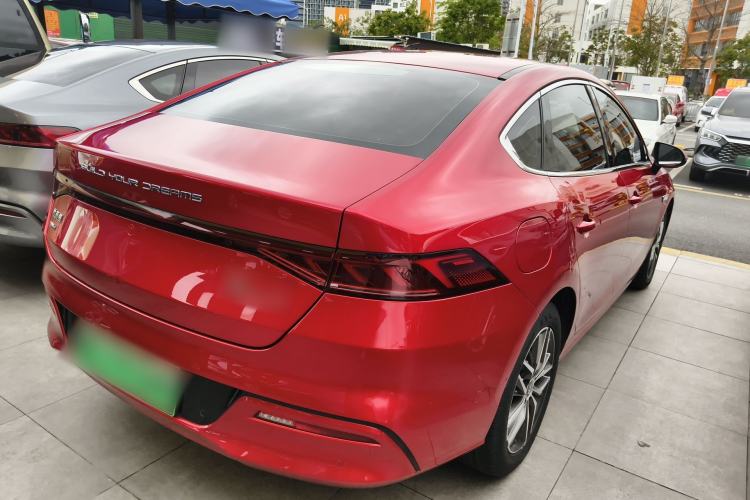 Used BYD Qin PLUS 2021 DM-i 55KM Flagship Model Rear Right 45 Deg