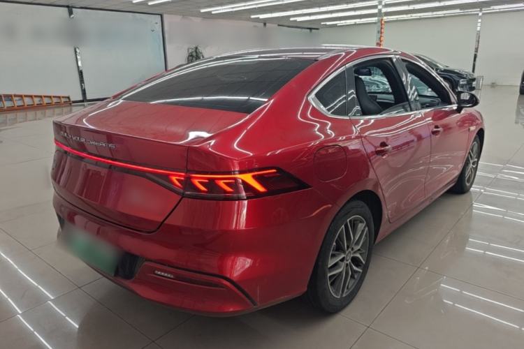 Used BYD Qin PLUS 2021 EV 500KM Luxury Model Rear Right 45 Deg