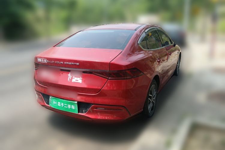Used BYD Qin PLUS 2021 EV 400KM Luxury Model Rear Right 45 Deg