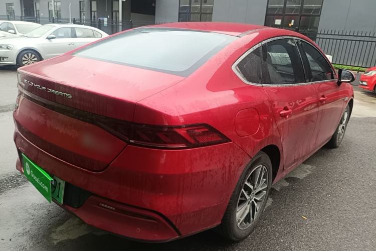 Used BYD Qin PLUS 2021 EV 400KM Luxury Model Rear Right 45 Deg