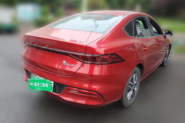 Used BYD Qin PLUS 2021 DM-i 55KM Flagship Model Rear Right 45 Deg