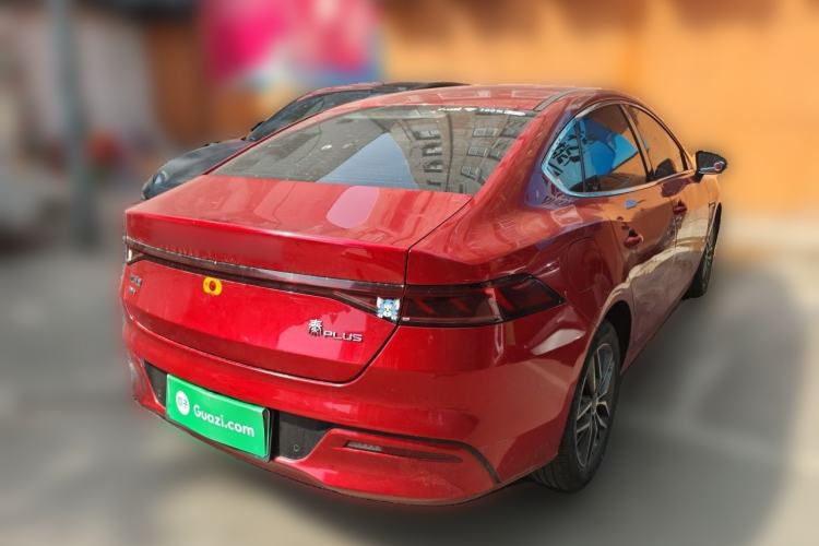 Used BYD Qin PLUS 2021 DM-i 55KM Flagship Model Rear Right 45 Deg